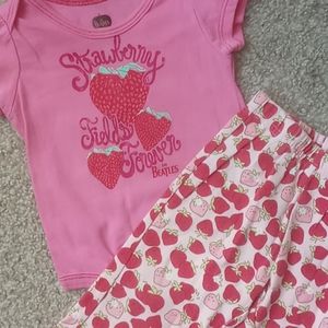 2PC Beatles Strawberry Fields Onesie and Pants